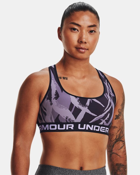 Women's Armour® Mid Crossback Mid Printed Sports Bra | Under Armour